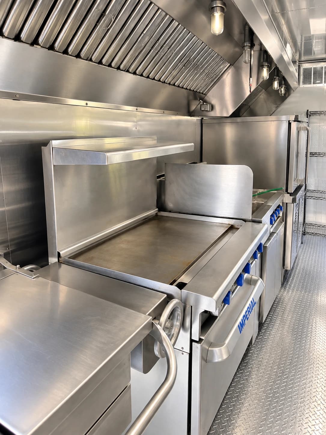 26ft baby bulk kitchen griddle cooking line(1)