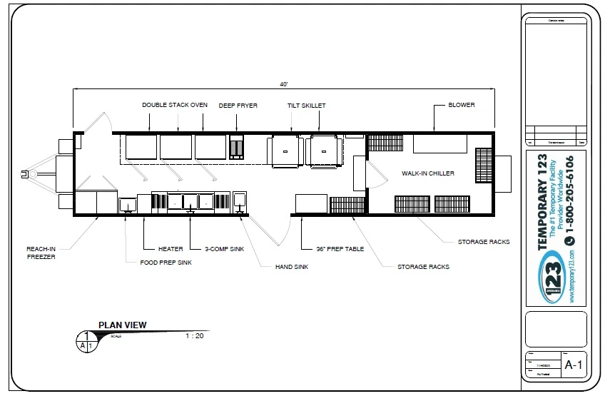 40ft Bulk Kitchen source floor-plan illustration