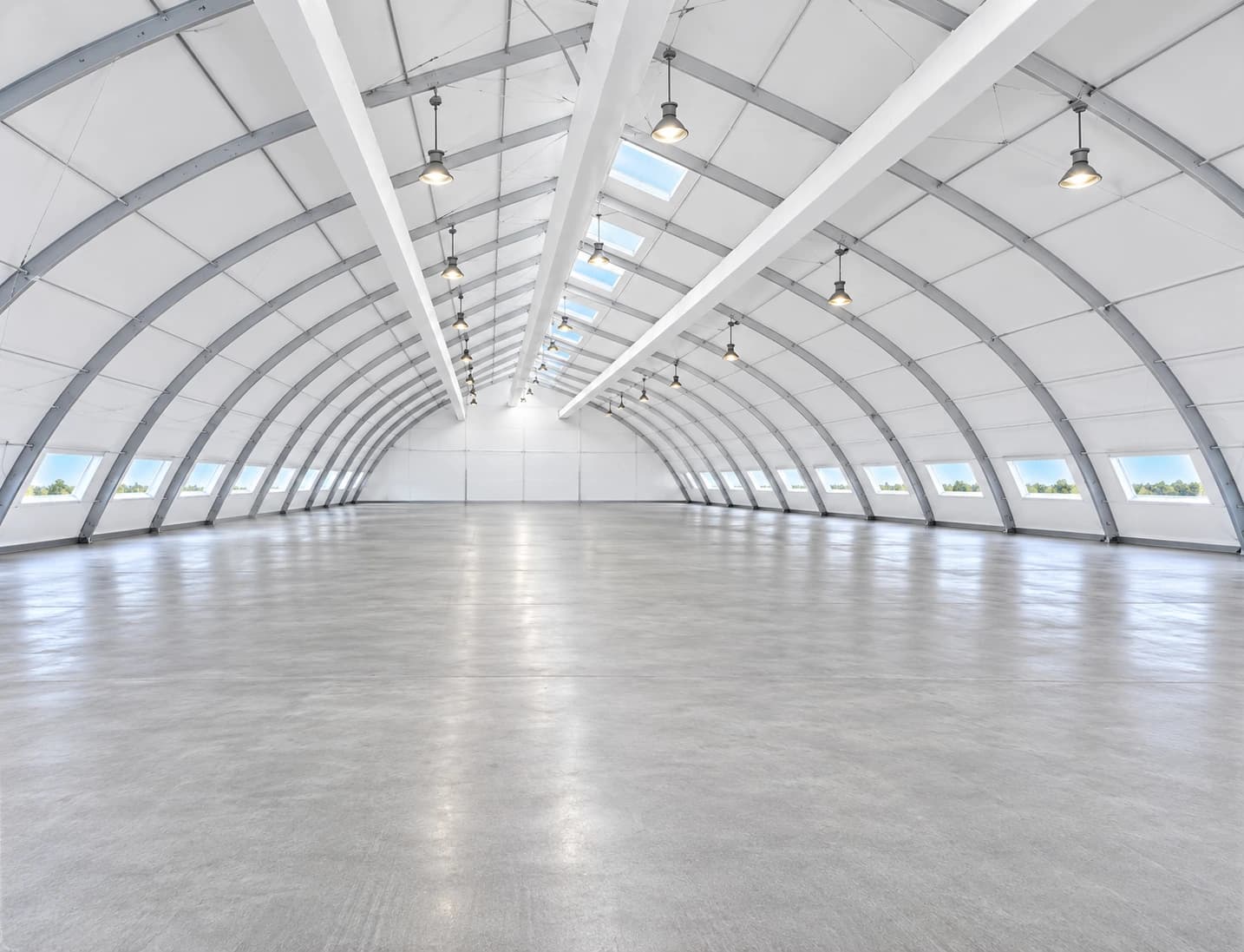 Portable dining hall interior