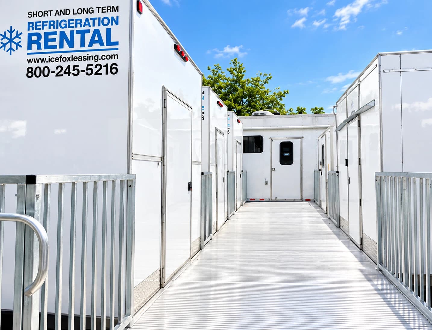 Refrigeration trailer rental exterior