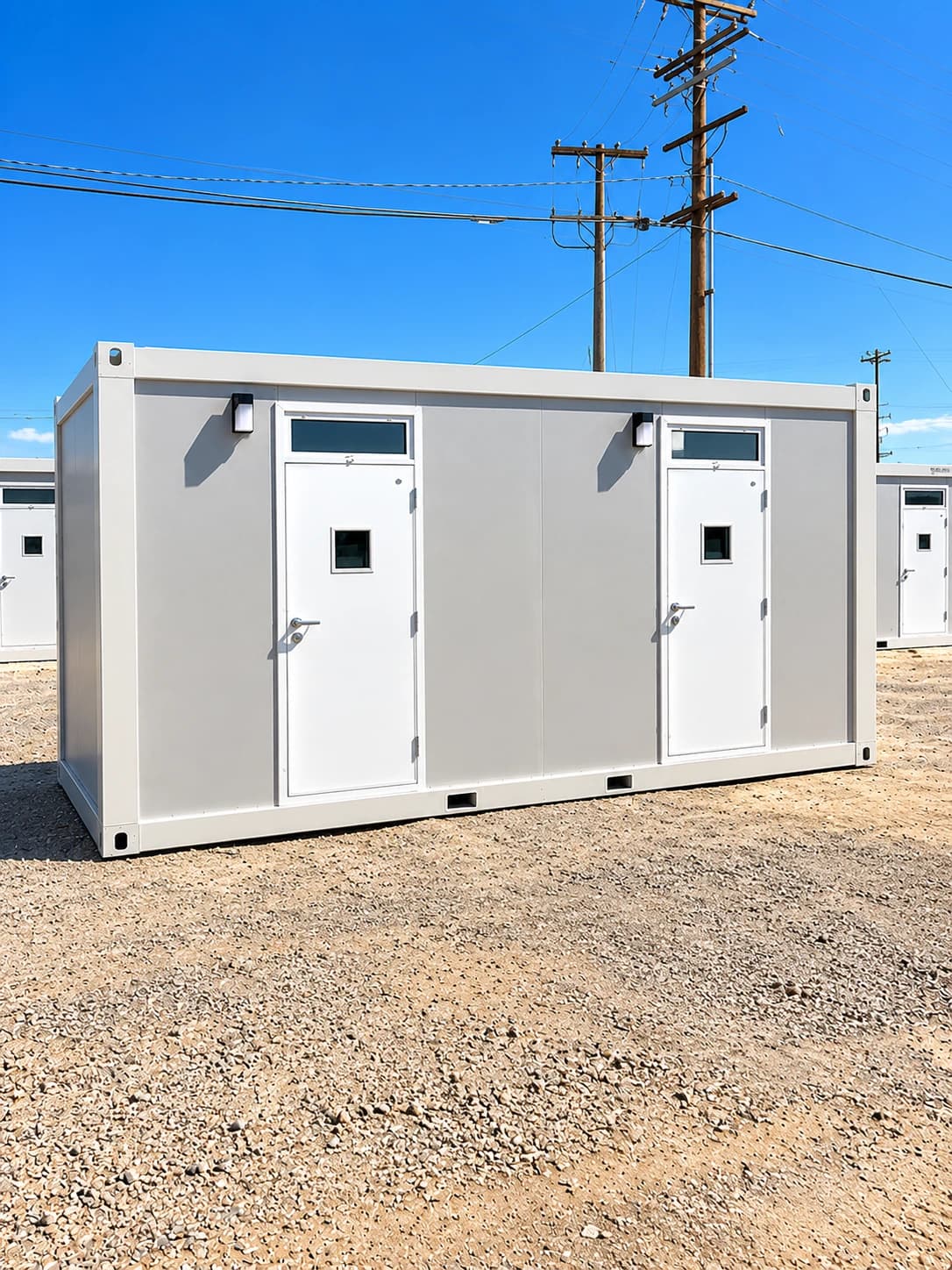 Sleeper trailer front exterior