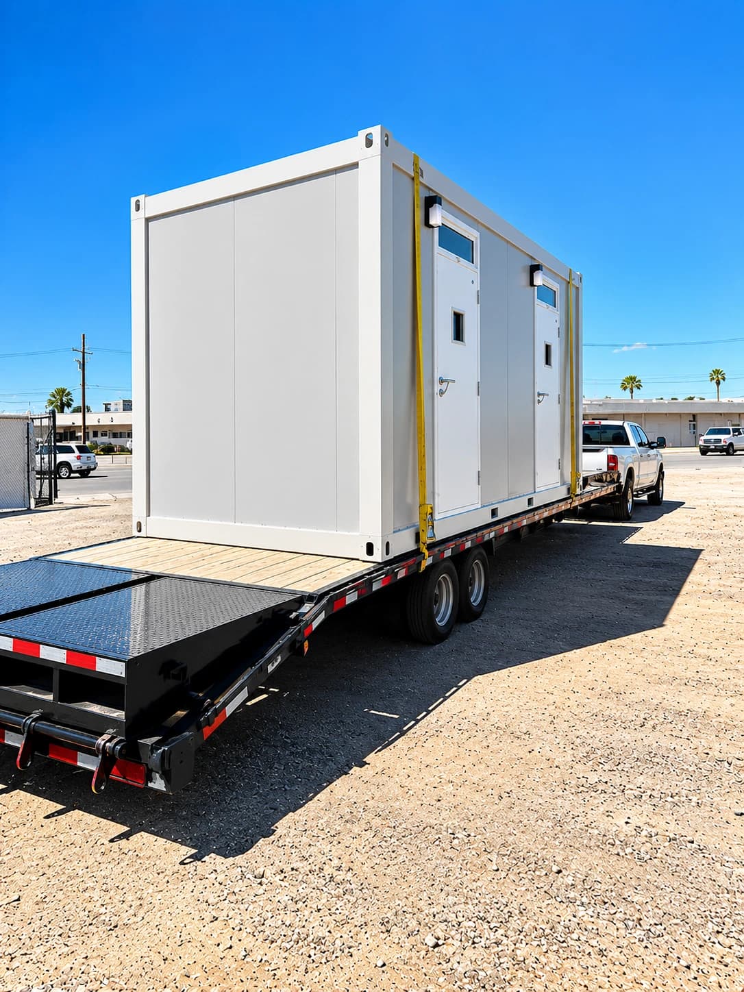 Sleeper trailer transport delivery
